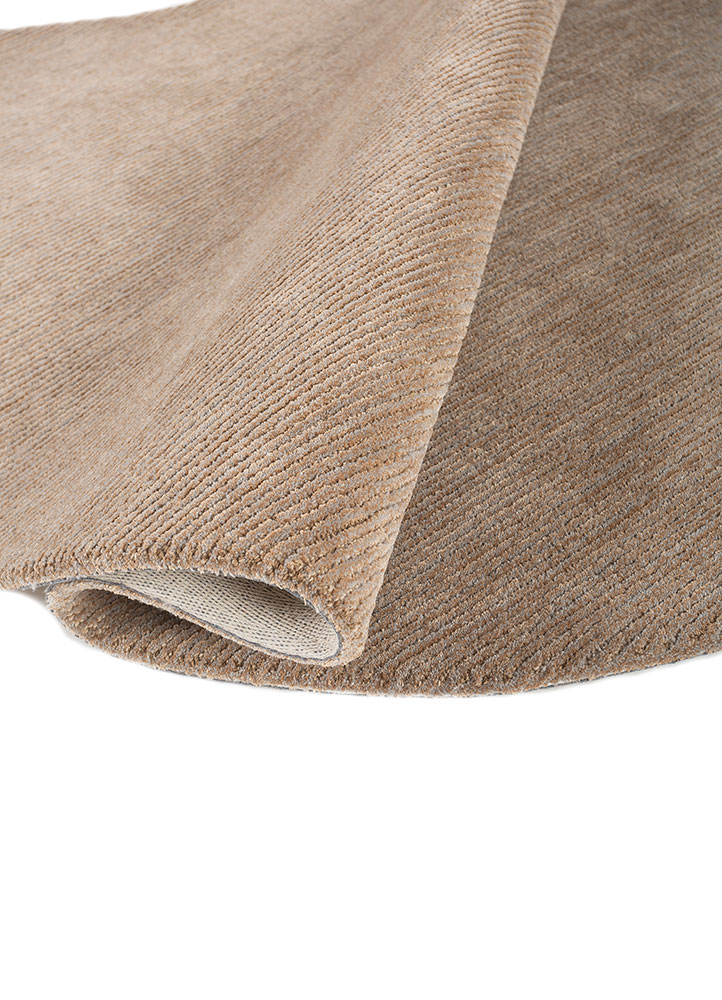 pathways beige and brown wool and viscose Hand Tufted Rug - FloorShot