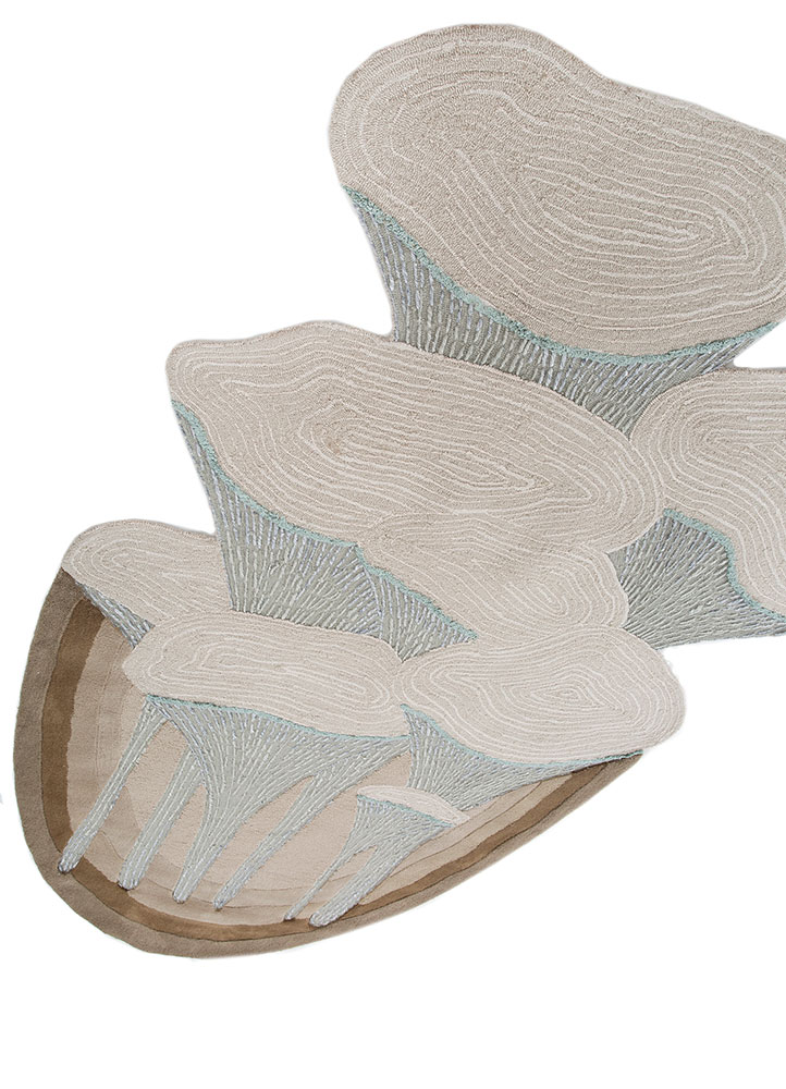 aurelia ivory wool and viscose Hand Tufted Rug - FloorShot