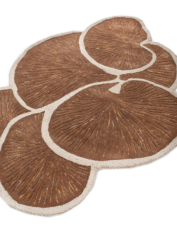 aurelia red and orange wool and viscose Hand Tufted Rug - FloorShot