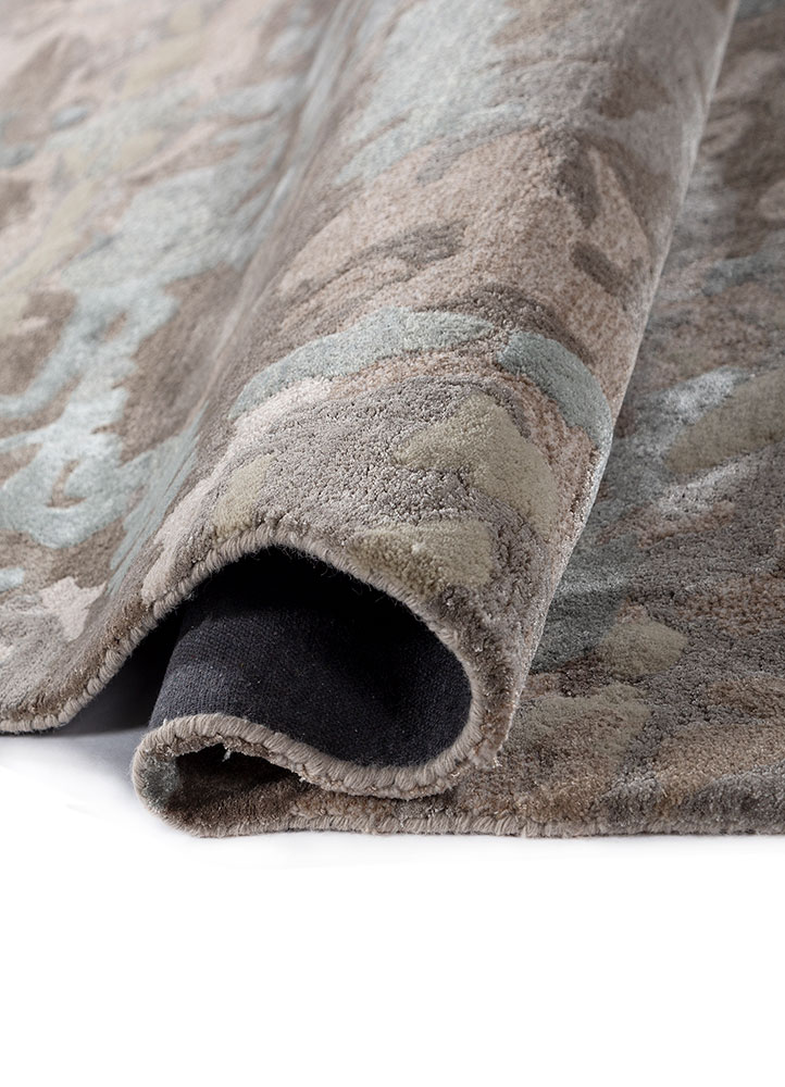 genesis ivory wool and viscose Hand Tufted Rug - FloorShot