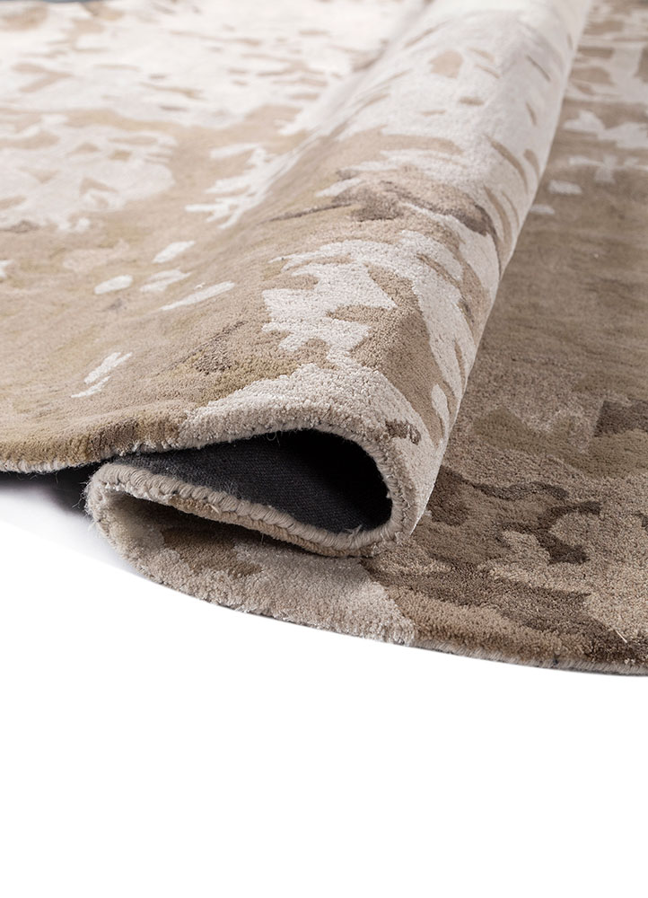 genesis ivory wool and viscose Hand Tufted Rug - FloorShot