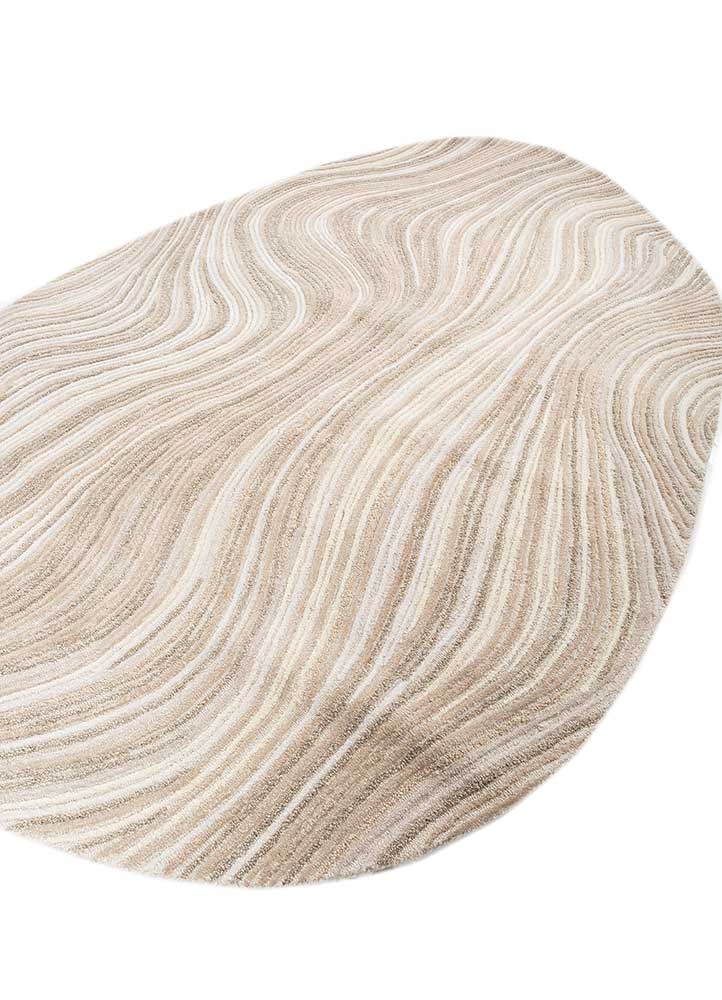 pathways ivory wool and viscose Hand Tufted Rug - FloorShot