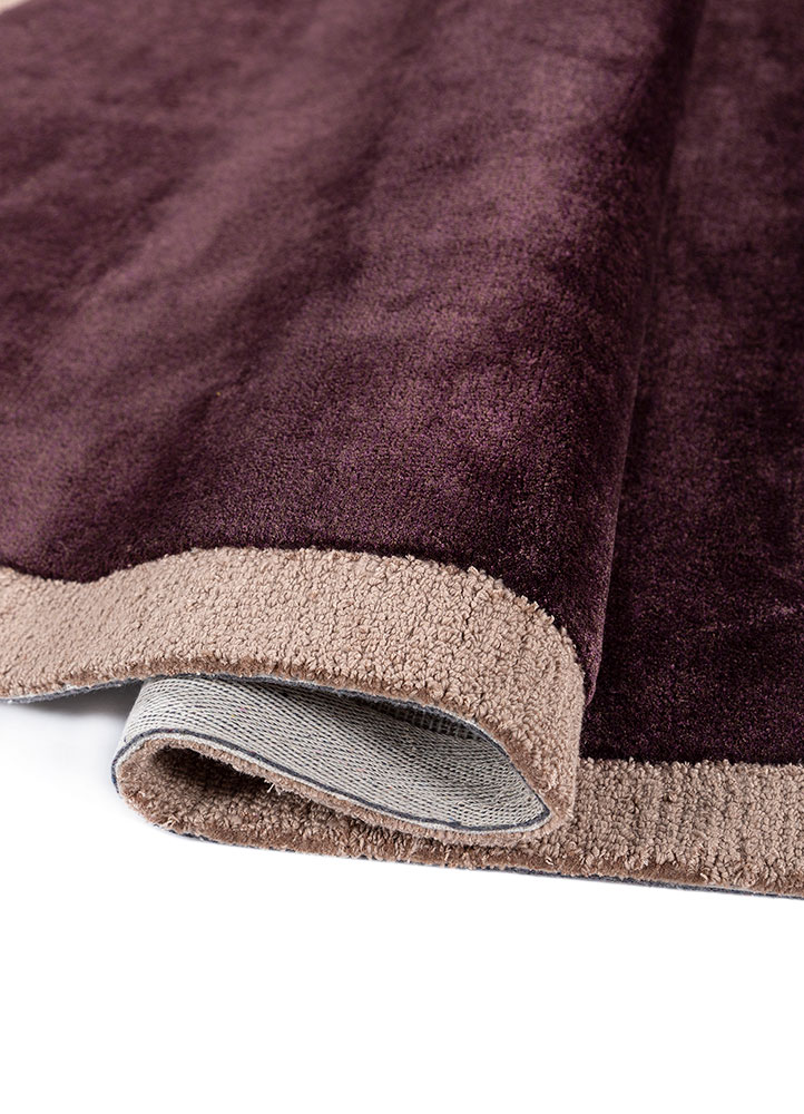 cera pink and purple wool and viscose Hand Tufted Rug - FloorShot