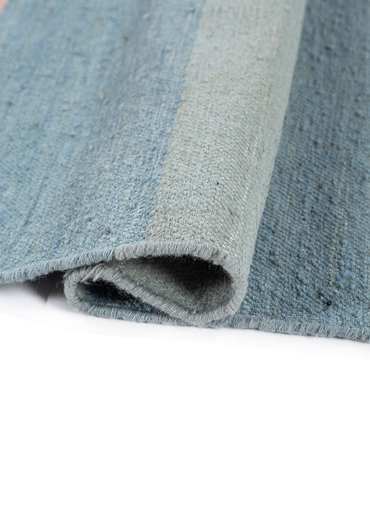 checkers ivory wool Flat Weaves Rug - FloorShot