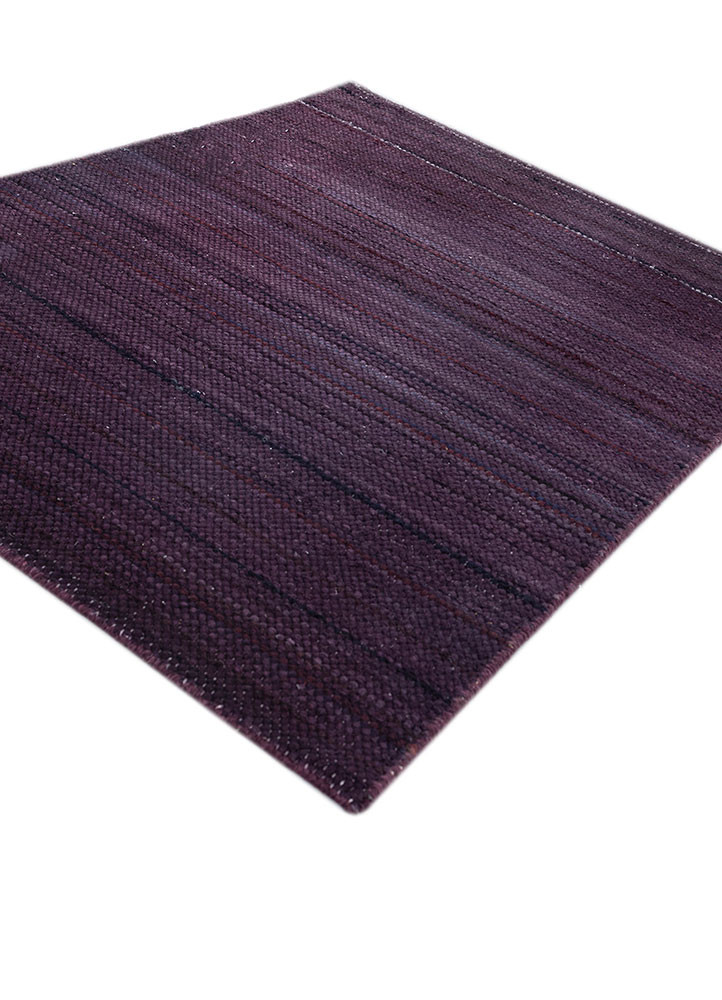 abrash pink and purple wool Flat Weaves Rug - FloorShot abrash pink and purple wool Flat Weaves Rug - FloorShot