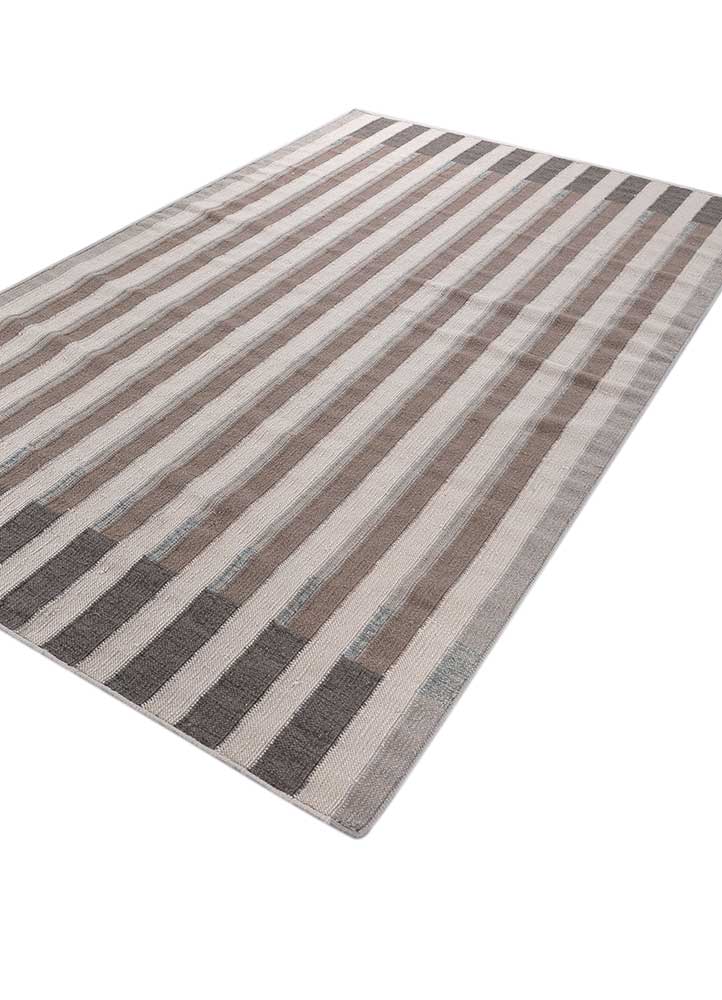 alhambra ivory wool Flat Weaves Rug - FloorShot