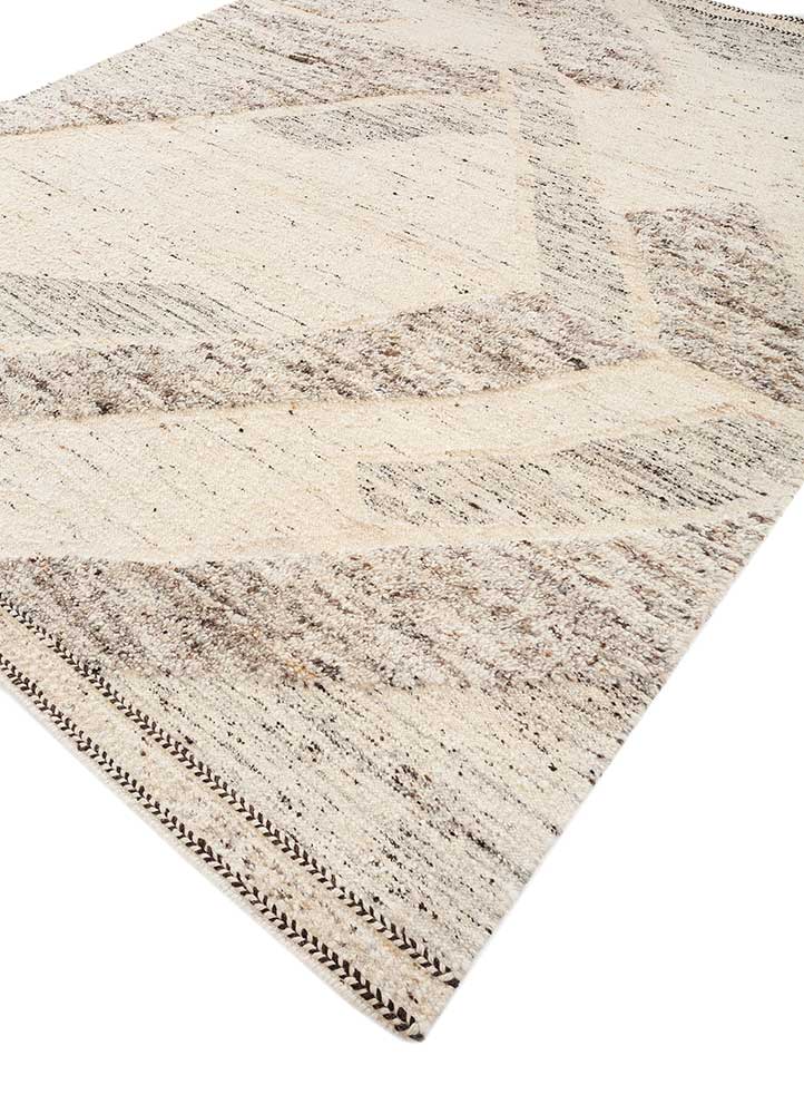 aprezo ivory wool Flat Weaves Rug - FloorShot