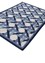 alhambra blue wool Flat Weaves Rug - FloorShot alhambra blue wool Flat Weaves Rug - FloorShot