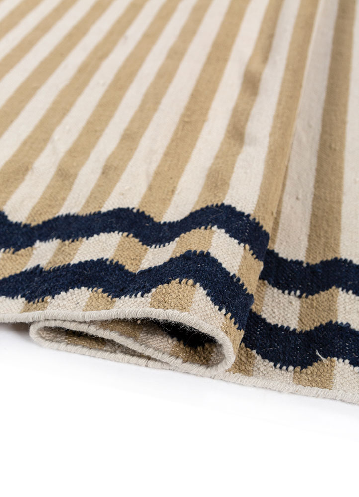 alhambra gold wool Flat Weaves Rug - FloorShot