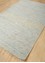abrash blue wool and viscose Flat Weaves Rug - FloorShot abrash blue wool and viscose Flat Weaves Rug - FloorShot