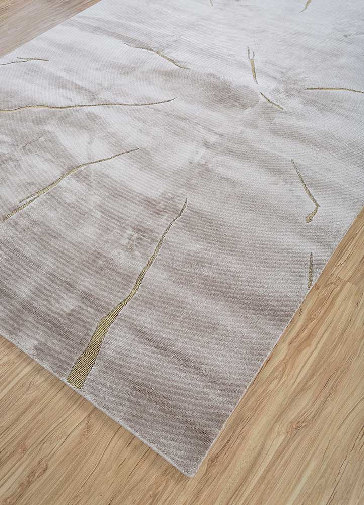 azalea ivory bamboo silk Hand Knotted Rug - FloorShot azalea ivory bamboo silk Hand Knotted Rug - FloorShot