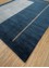 sthir blue wool Hand Knotted Rug - FloorShot sthir blue wool Hand Knotted Rug - FloorShot