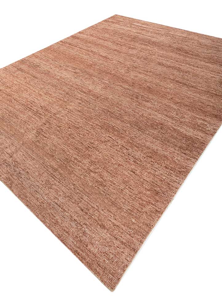 blythe red and orange afghan wool and jute Hand Knotted Rug - FloorShot