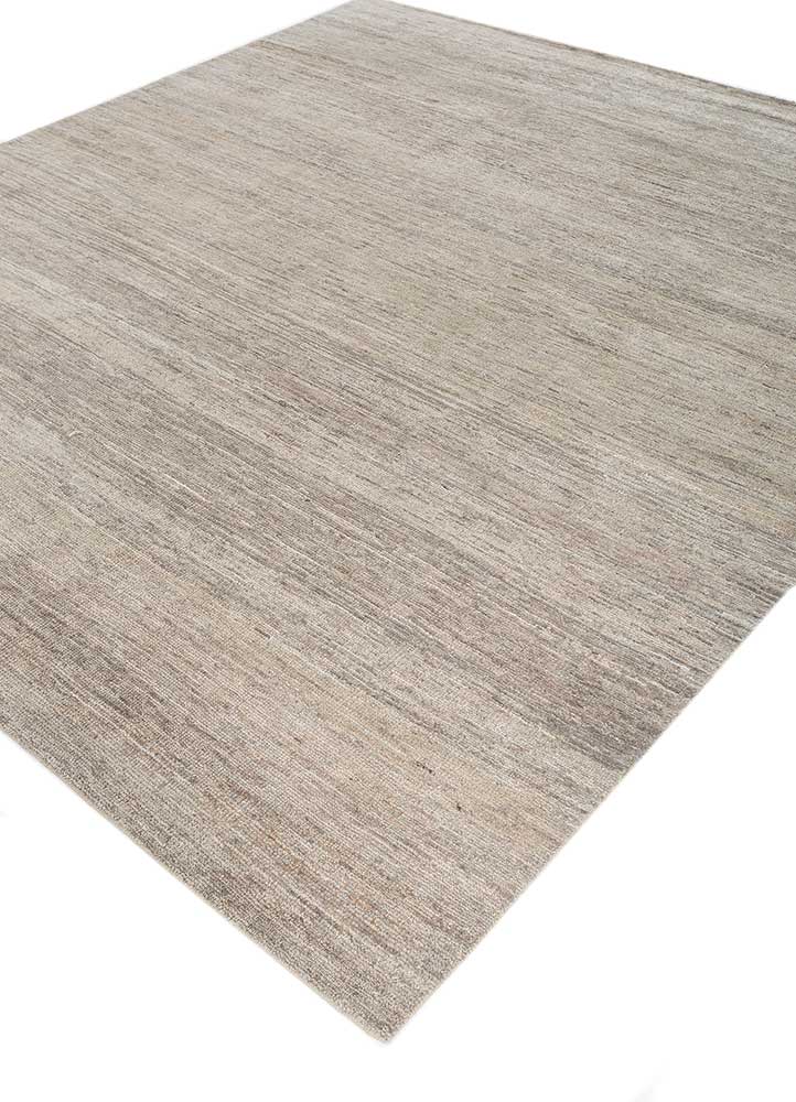 blythe beige and brown afghan wool and jute Hand Knotted Rug - FloorShot