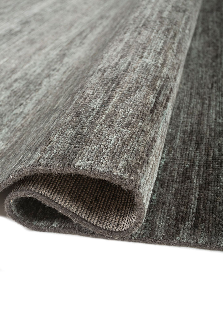 bylthe blue afghan wool Hand Knotted Rug - FloorShot