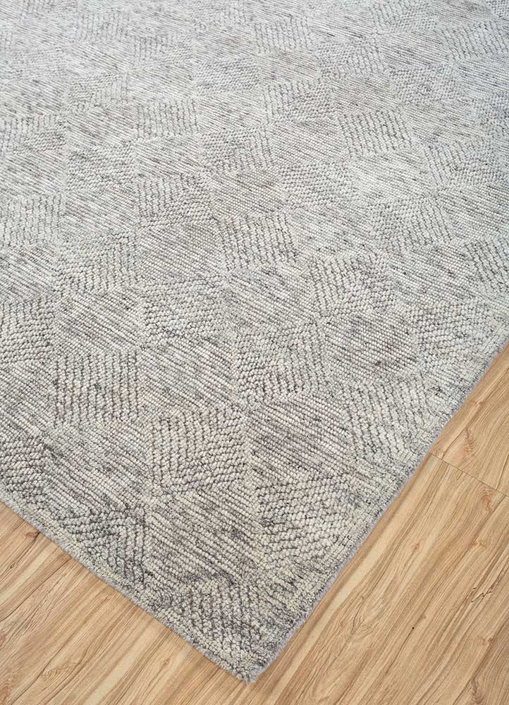 clan ivory wool Hand Knotted Rug - FloorShot