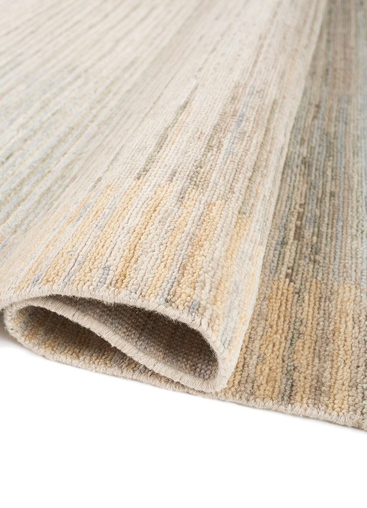 bylthe green wool Hand Knotted Rug - FloorShot