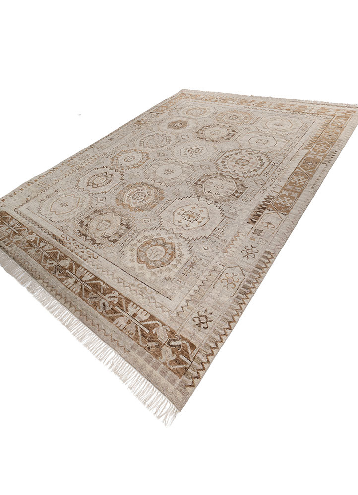 savana ivory wool Hand Knotted Rug - FloorShot savana ivory wool Hand Knotted Rug - FloorShot