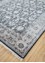 cyanna grey and black wool and silk Hand Knotted Rug - FloorShot cyanna grey and black wool and silk Hand Knotted Rug - FloorShot