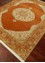 gulmarg red and orange silk Hand Knotted Rug - FloorShot gulmarg red and orange silk Hand Knotted Rug - FloorShot