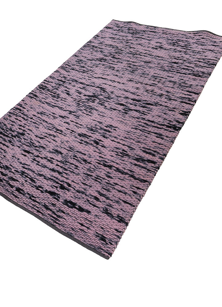 abrash pink and purple wool Flat Weaves Rug - FloorShot abrash pink and purple wool Flat Weaves Rug - FloorShot