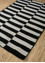 alhambra grey and black wool Flat Weaves Rug - FloorShot alhambra grey and black wool Flat Weaves Rug - FloorShot