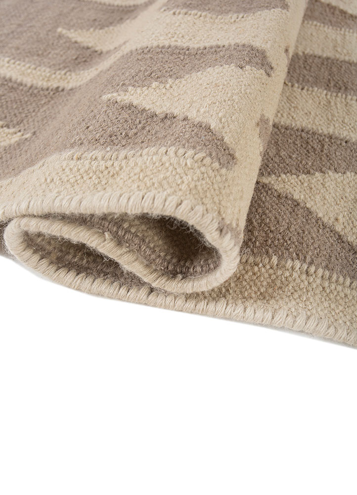 alhambra ivory wool Flat Weaves Rug - FloorShot