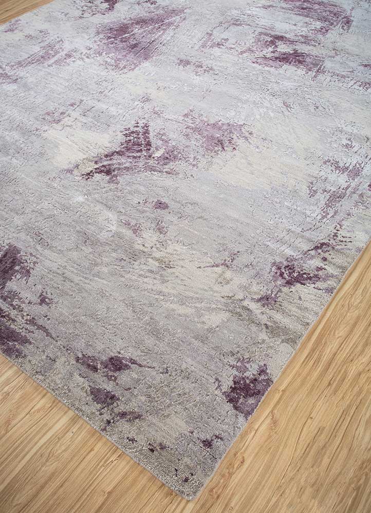 free verse by kavi pink and purple wool and silk Hand Knotted Rug - FloorShot free verse by kavi pink and purple wool and silk Hand Knotted Rug - FloorShot