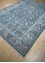 erbe blue wool Hand Knotted Rug - FloorShot erbe blue wool Hand Knotted Rug - FloorShot
