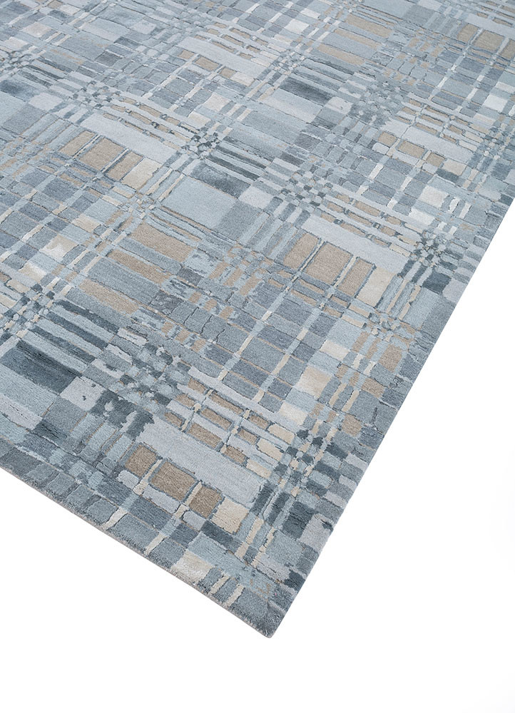 pansy blue wool and silk Hand Knotted Rug - FloorShot pansy blue wool and silk Hand Knotted Rug - FloorShot