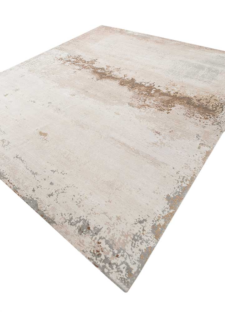 chaos theory by kavi ivory wool and bamboo silk Hand Knotted Rug - FloorShot chaos theory by kavi ivory wool and bamboo silk Hand Knotted Rug - FloorShot