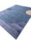 unfold by kavi blue wool and bamboo silk Hand Knotted Rug - FloorShot unfold by kavi blue wool and bamboo silk Hand Knotted Rug - FloorShot