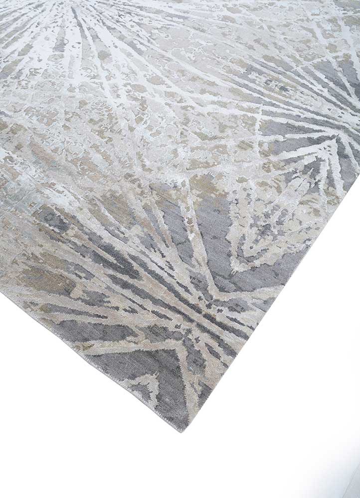 chaos theory by kavi ivory wool and bamboo silk Hand Knotted Rug - FloorShot chaos theory by kavi ivory wool and bamboo silk Hand Knotted Rug - FloorShot