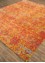 chaos theory by kavi red and orange wool and bamboo silk Hand Knotted Rug - FloorShot chaos theory by kavi red and orange wool and bamboo silk Hand Knotted Rug - FloorShot