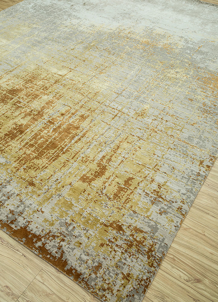 chaos theory by kavi ivory wool and bamboo silk Hand Knotted Rug - FloorShot chaos theory by kavi ivory wool and bamboo silk Hand Knotted Rug - FloorShot