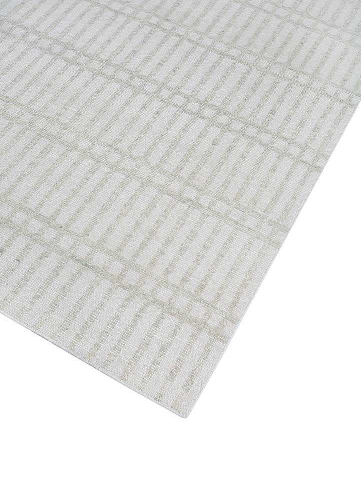 erbe ivory wool Hand Knotted Rug - FloorShot