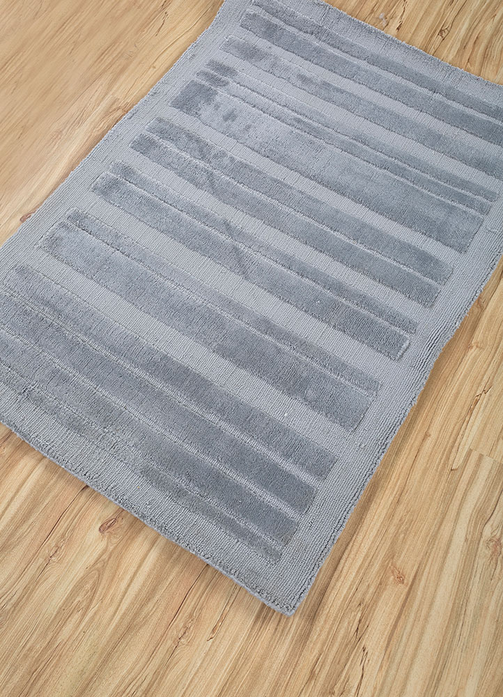 basis grey and black pet Hand Loom Rug - FloorShot