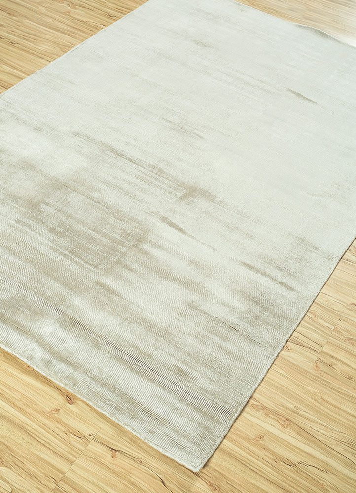 basis grey and black viscose Hand Loom Rug - FloorShot