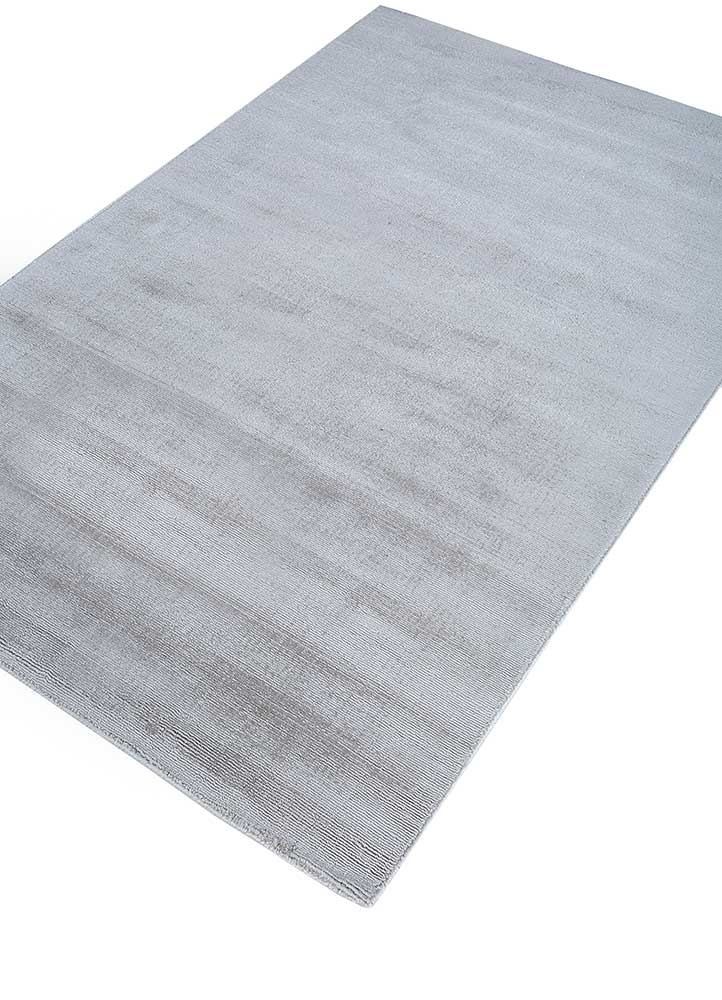 basis grey and black viscose Hand Loom Rug - FloorShot