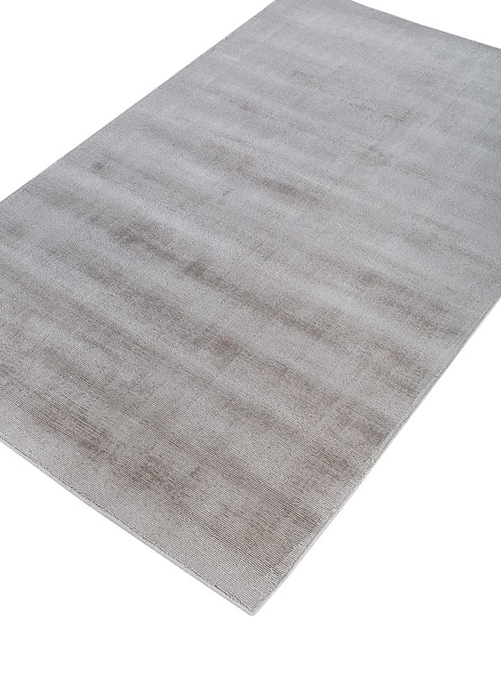 basis beige and brown viscose Hand Loom Rug - FloorShot