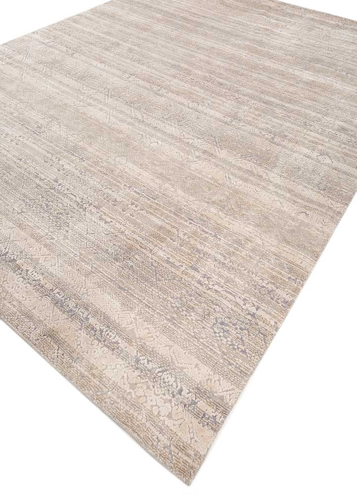 konstrukt blue wool and bamboo silk Hand Loom Rug - FloorShot konstrukt blue wool and bamboo silk Hand Loom Rug - FloorShot