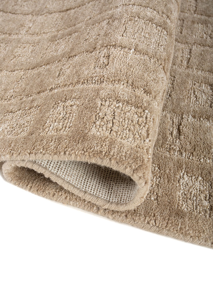 aprezo beige and brown others Flat Weaves Rug - FloorShot