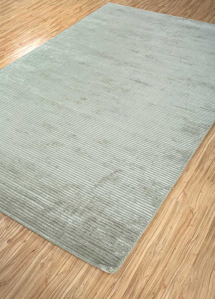 basis red and orange wool and viscose Hand Loom Rug - FloorShot