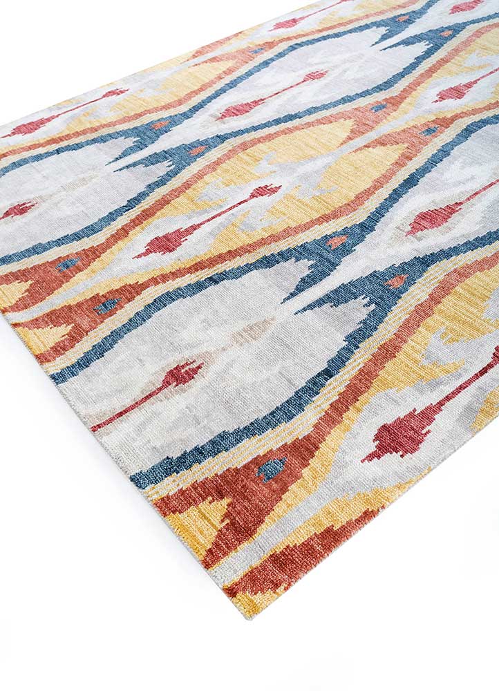 savana ivory wool Hand Knotted Rug - FloorShot