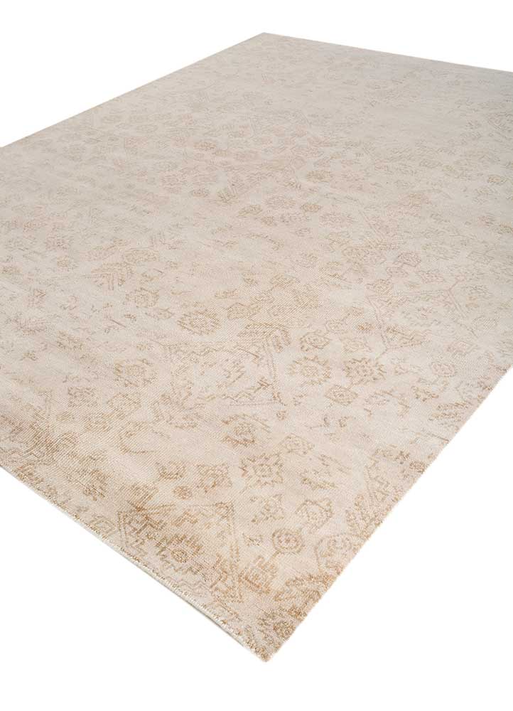 savana ivory wool Hand Knotted Rug - FloorShot