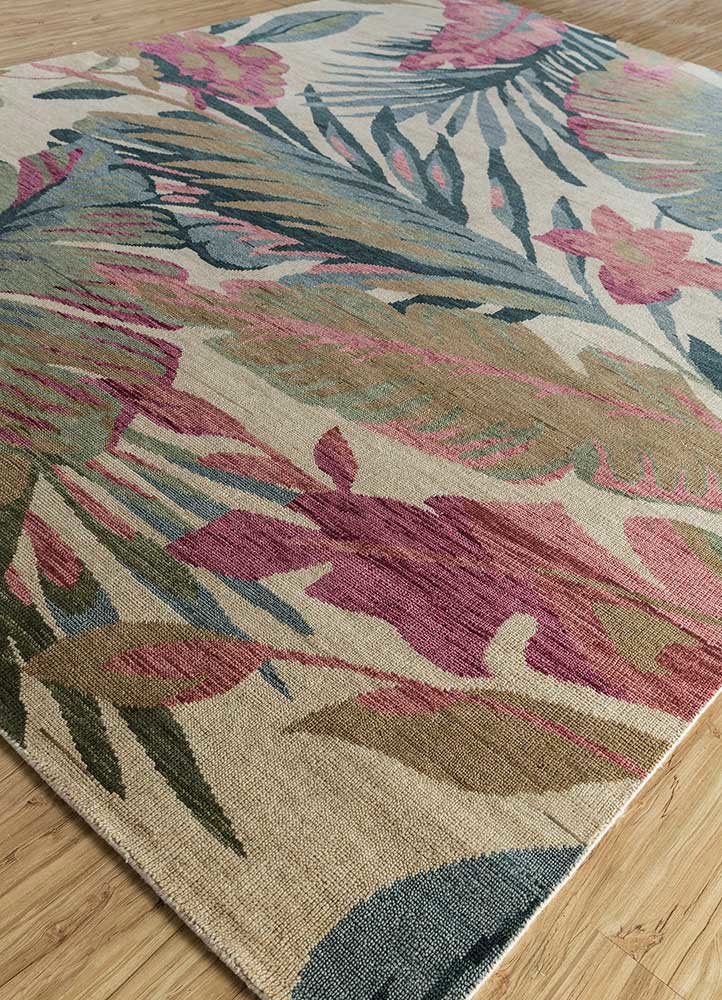 pansy multi wool Hand Knotted Rug - FloorShot pansy multi wool Hand Knotted Rug - FloorShot
