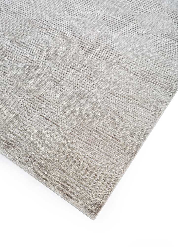 clan ivory wool Hand Knotted Rug - FloorShot