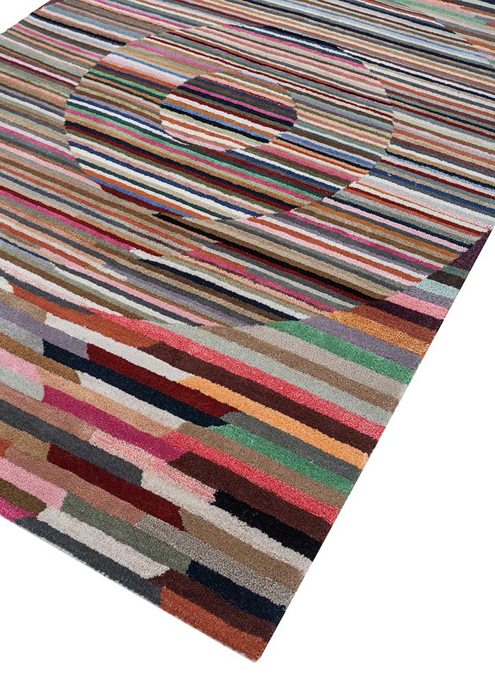 acar multi wool and viscose Hand Tufted Rug - FloorShot