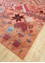freedom manchaha red and orange wool and bamboo silk Hand Knotted Rug - FloorShot freedom manchaha red and orange wool and bamboo silk Hand Knotted Rug - FloorShot