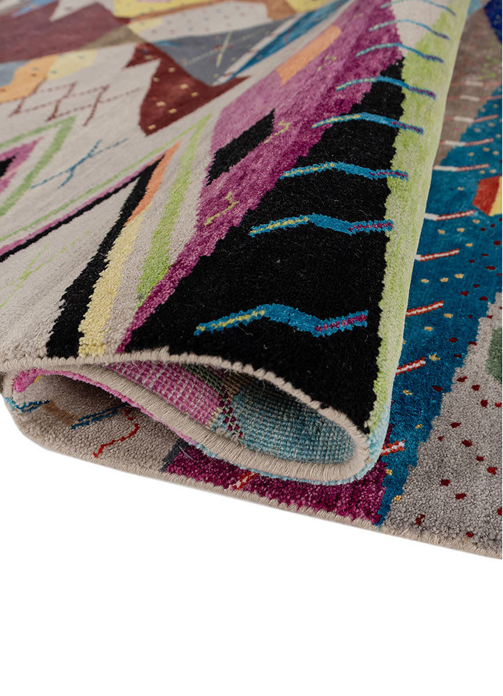 freedom manchaha green wool and bamboo silk Hand Knotted Rug - FloorShot freedom manchaha green wool and bamboo silk Hand Knotted Rug - FloorShot